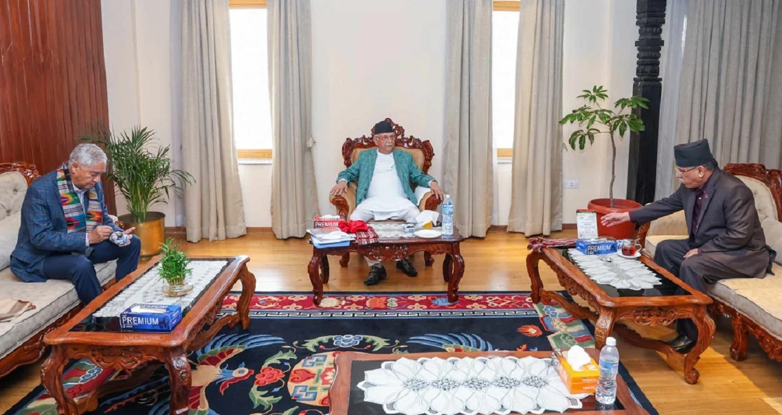 oli deuba and prachanda